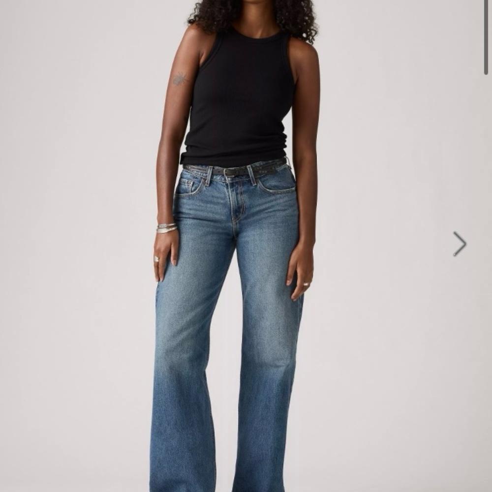 Levi's Blue Flare & Wide Leg Jeans